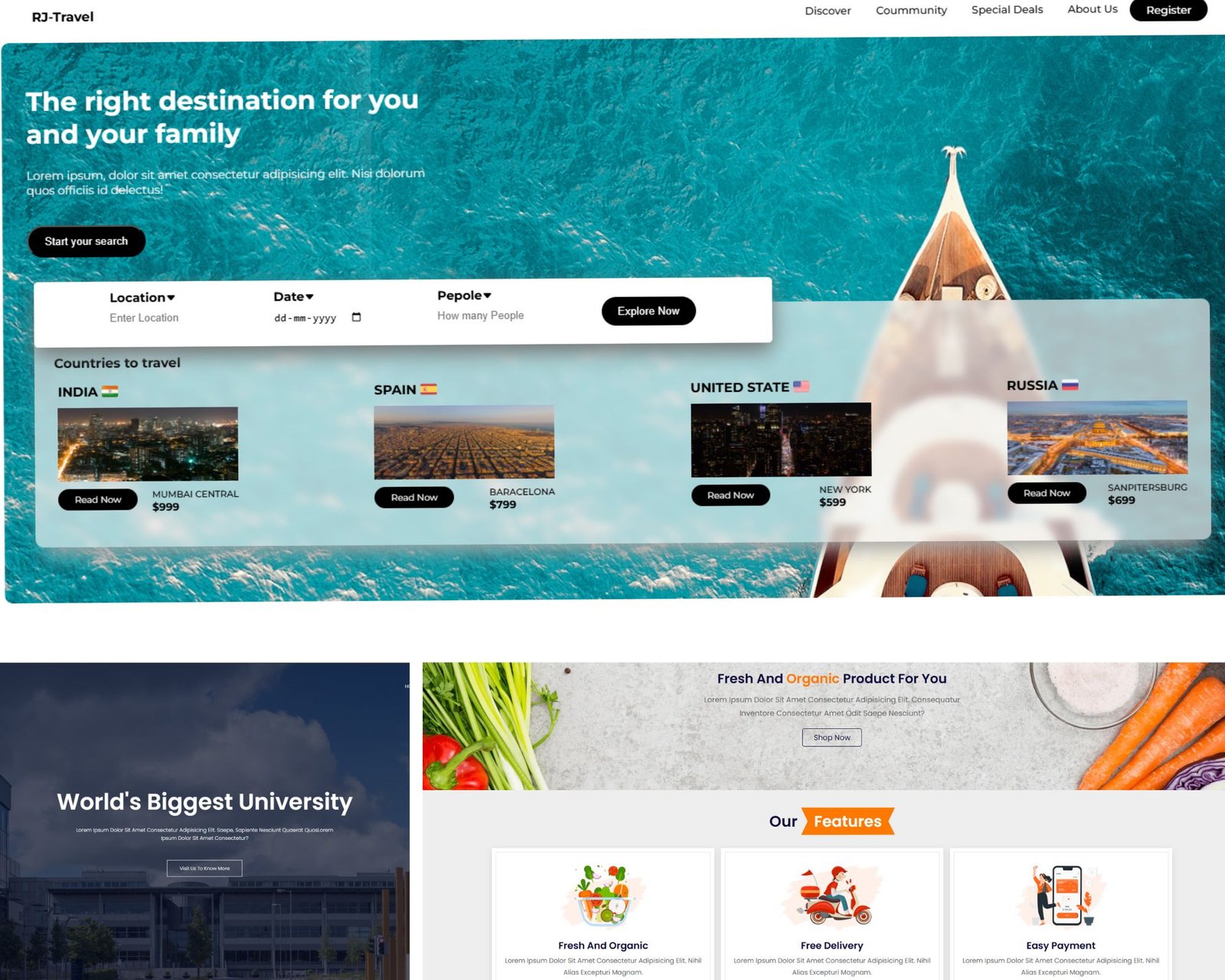 Custom Business WordPress Website